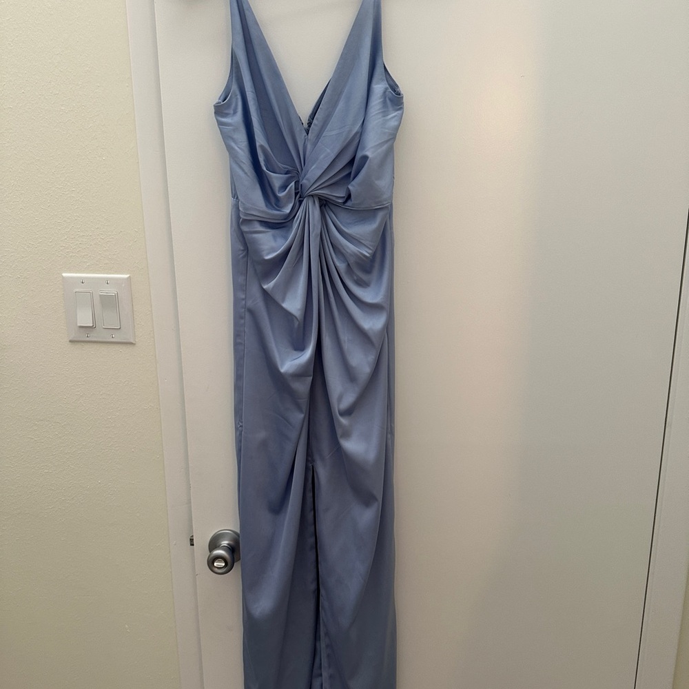Abercrombie blue midi dress- small